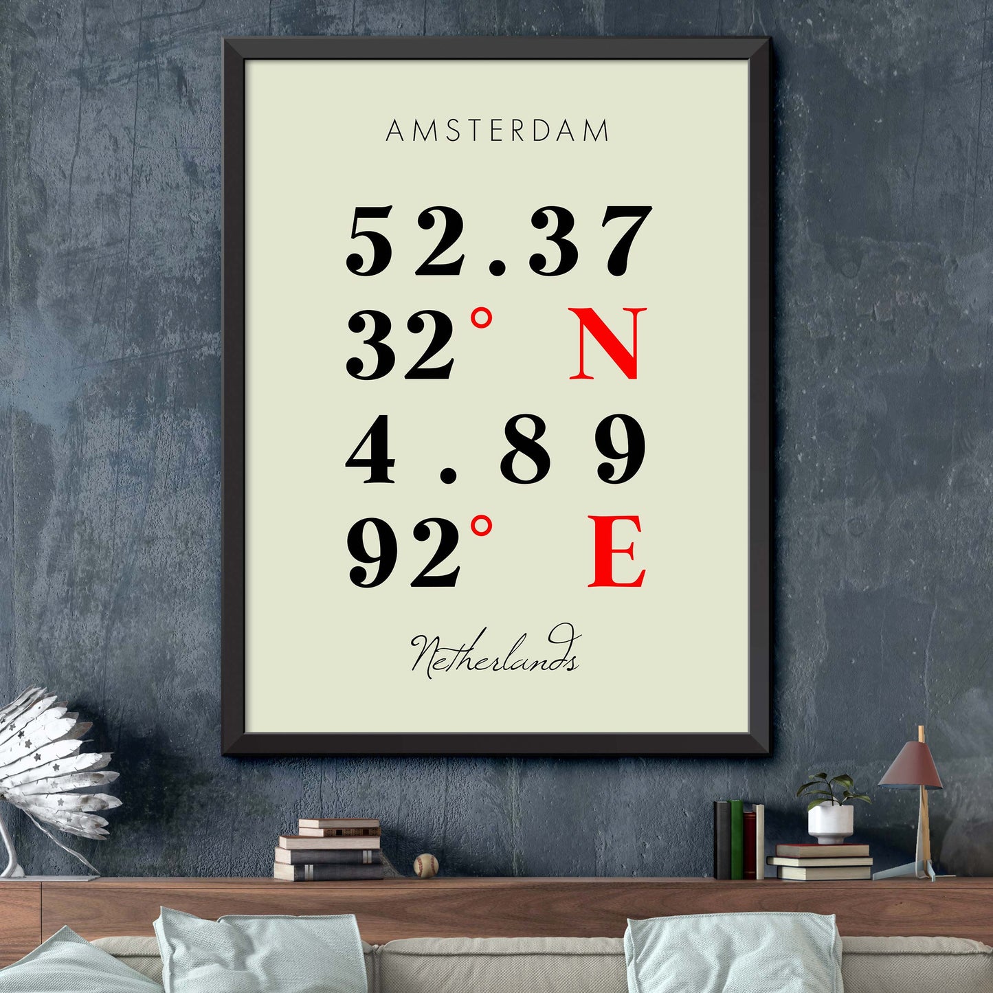 Amsterdam Coordinate Map