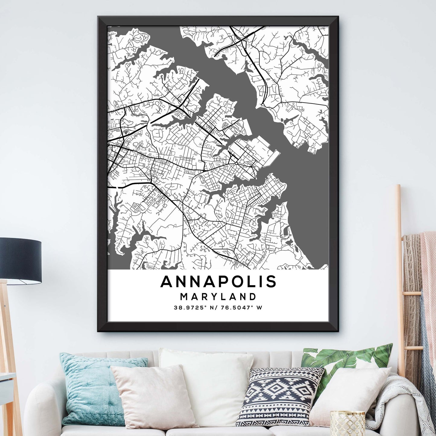 Annapolis, Maryland Map Print