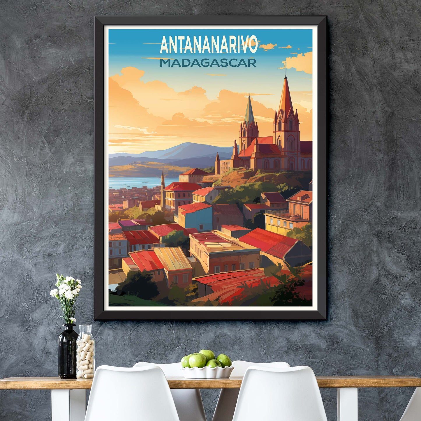 Antananarivo Madagascar Poster - Antananarivo Madagascar Print - Travel Poster