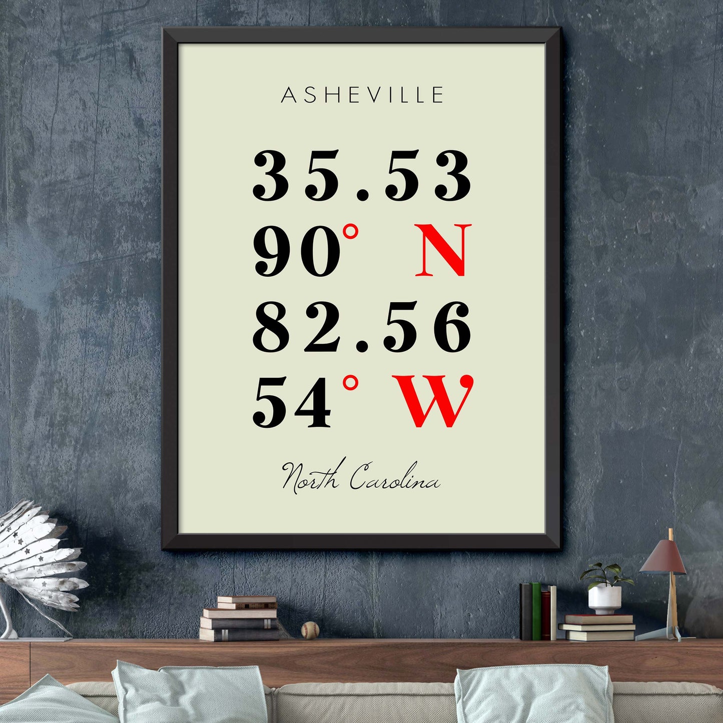 Asheville Coordinate Map