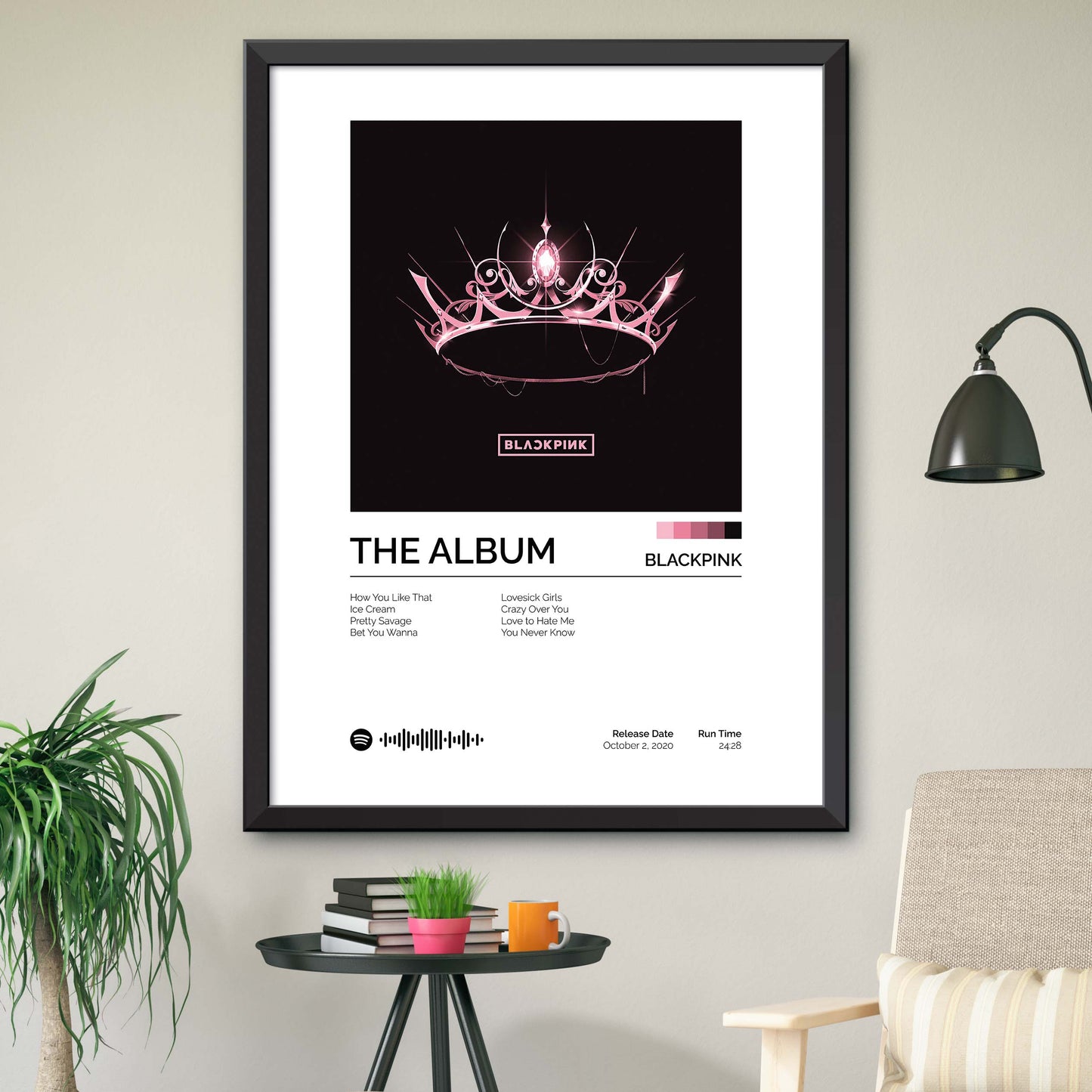 BLACKPINK - THE ALBUM Album Cover Print