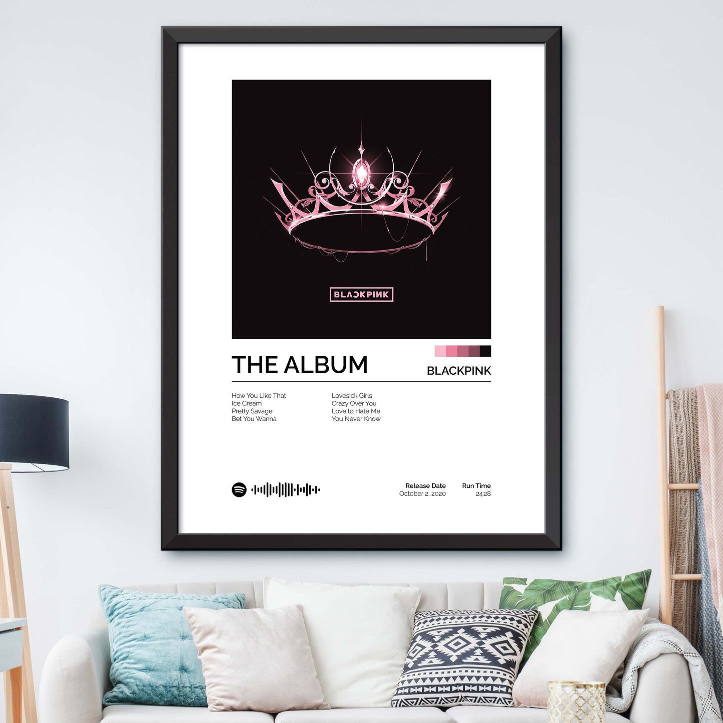 BLACKPINK - THE ALBUM Album Cover Print