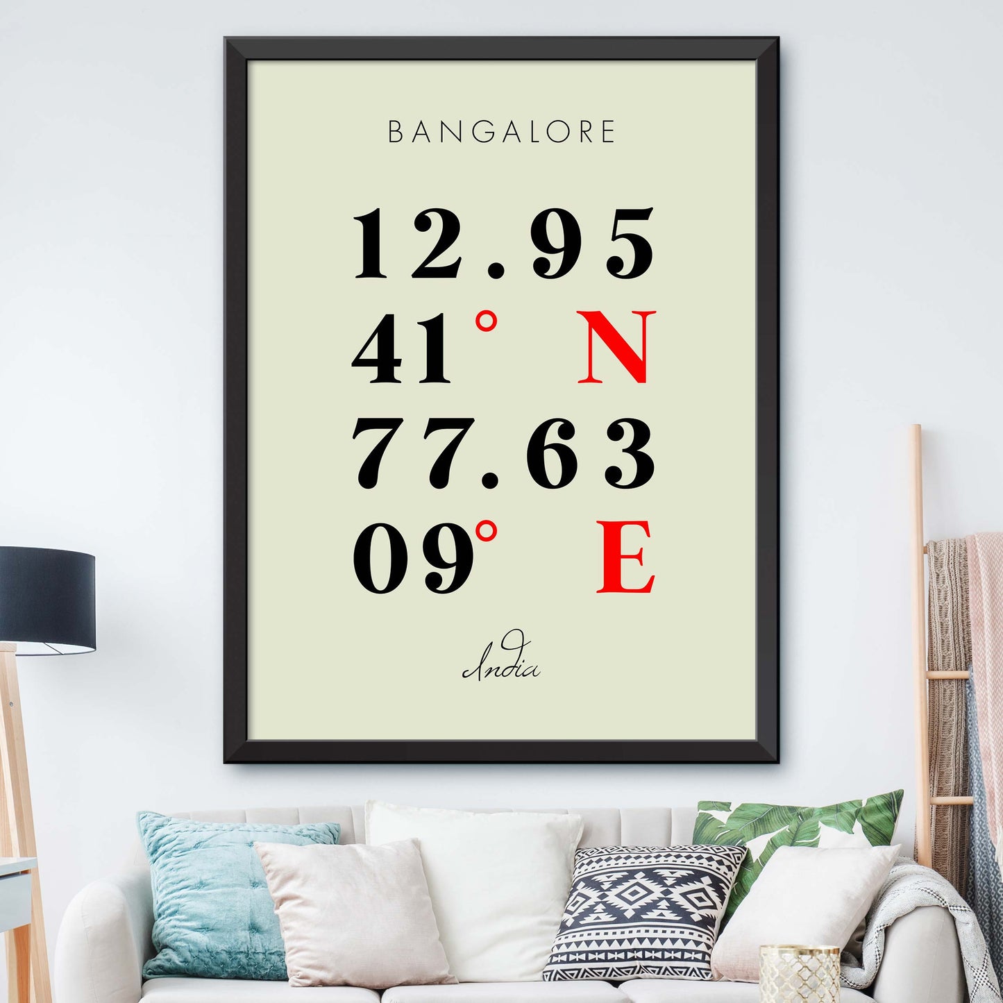 Bangalore Coordinate Map