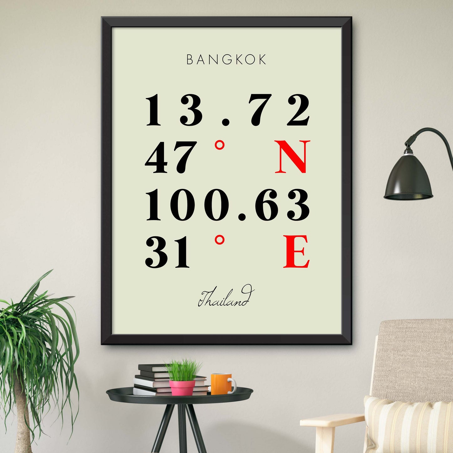 Bangkok Coordinate Map