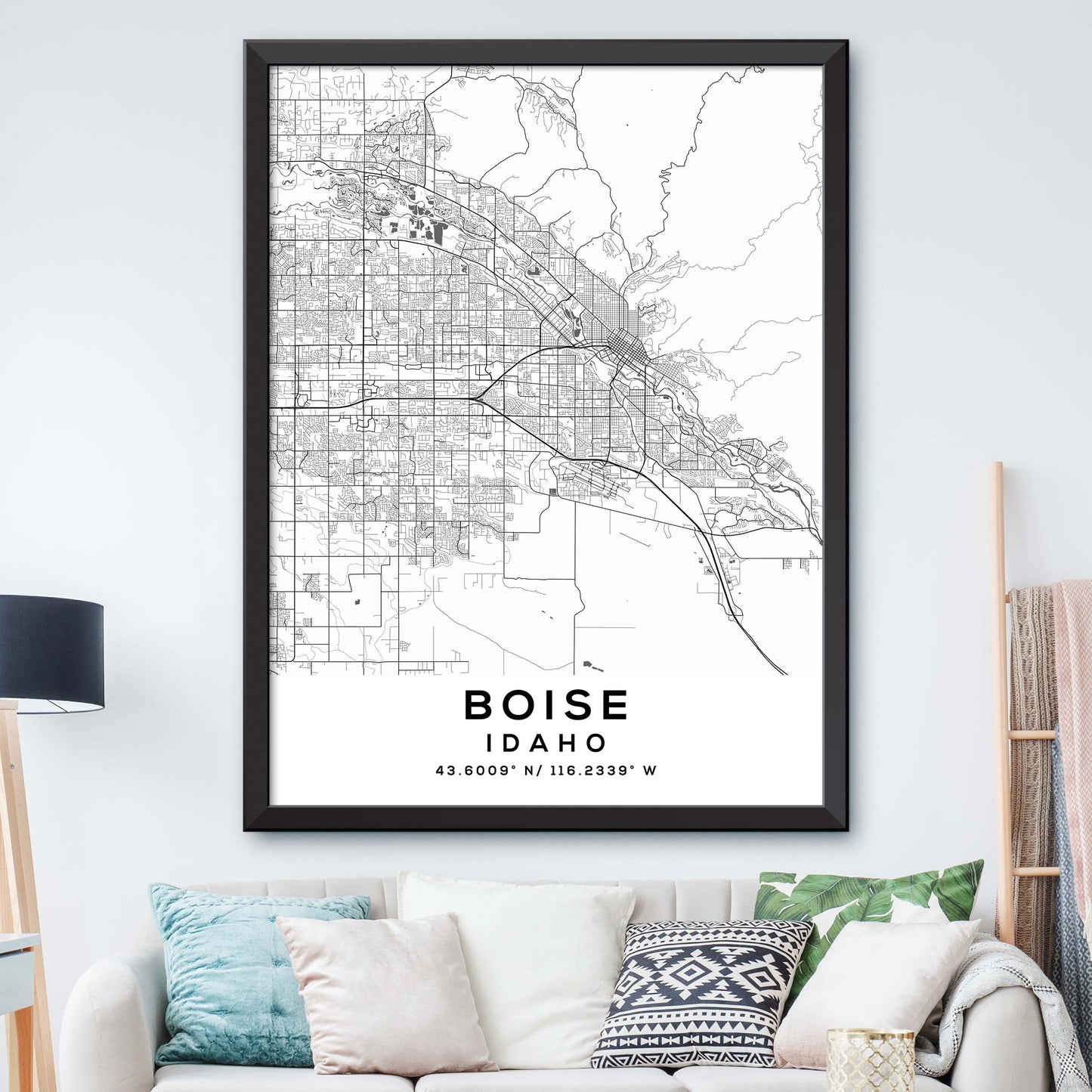Boise, Idaho Map Print