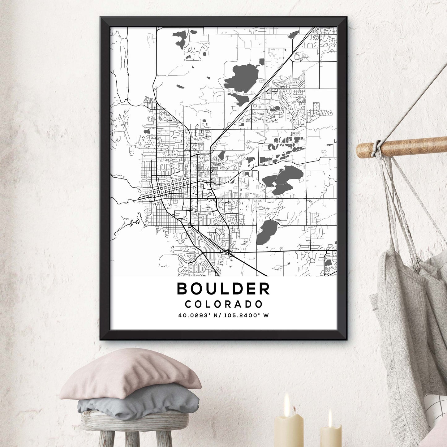 Boulder, Colorado Map Print