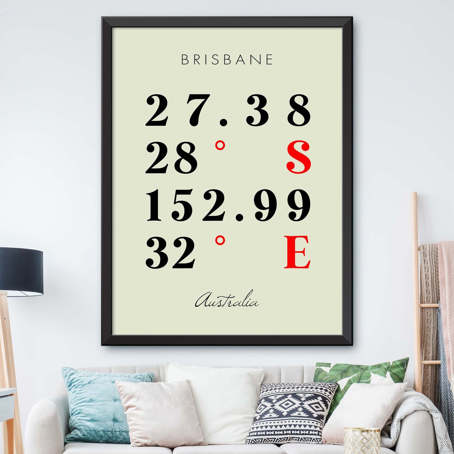 Brisbane Coordinate Map