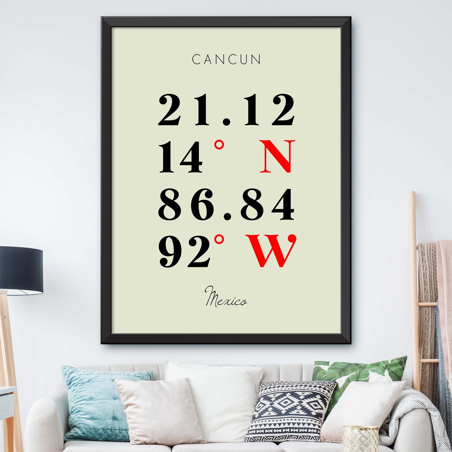 Cancun Coordinate Map