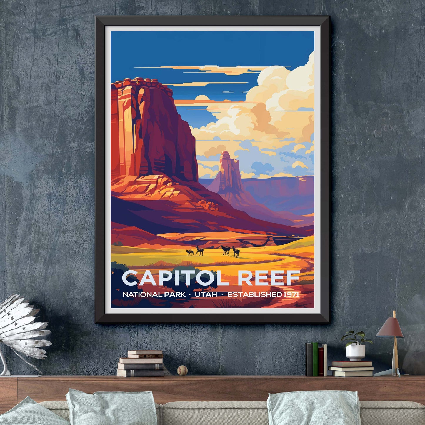 Capitol Reef National Park Travel Print Wall Art