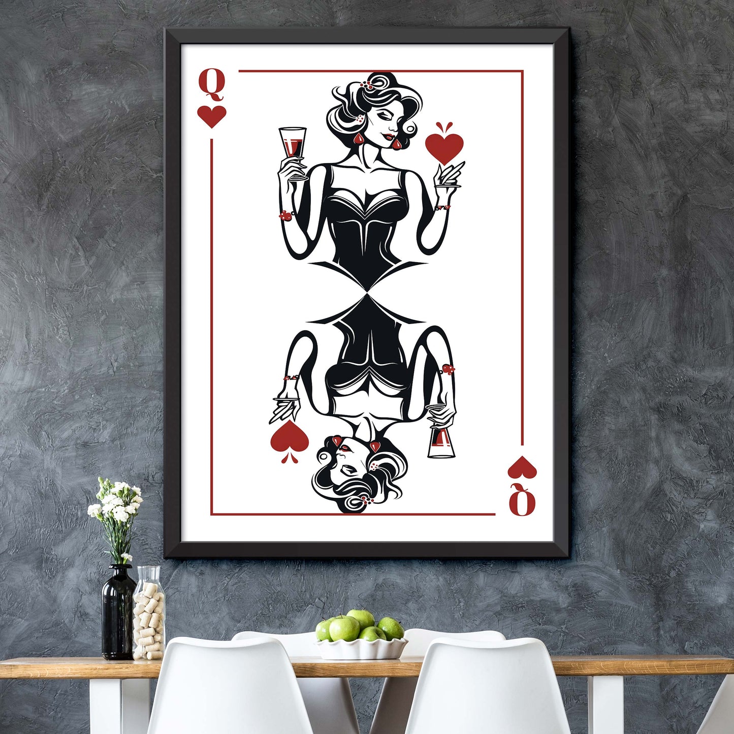 Red Queen Map Poster