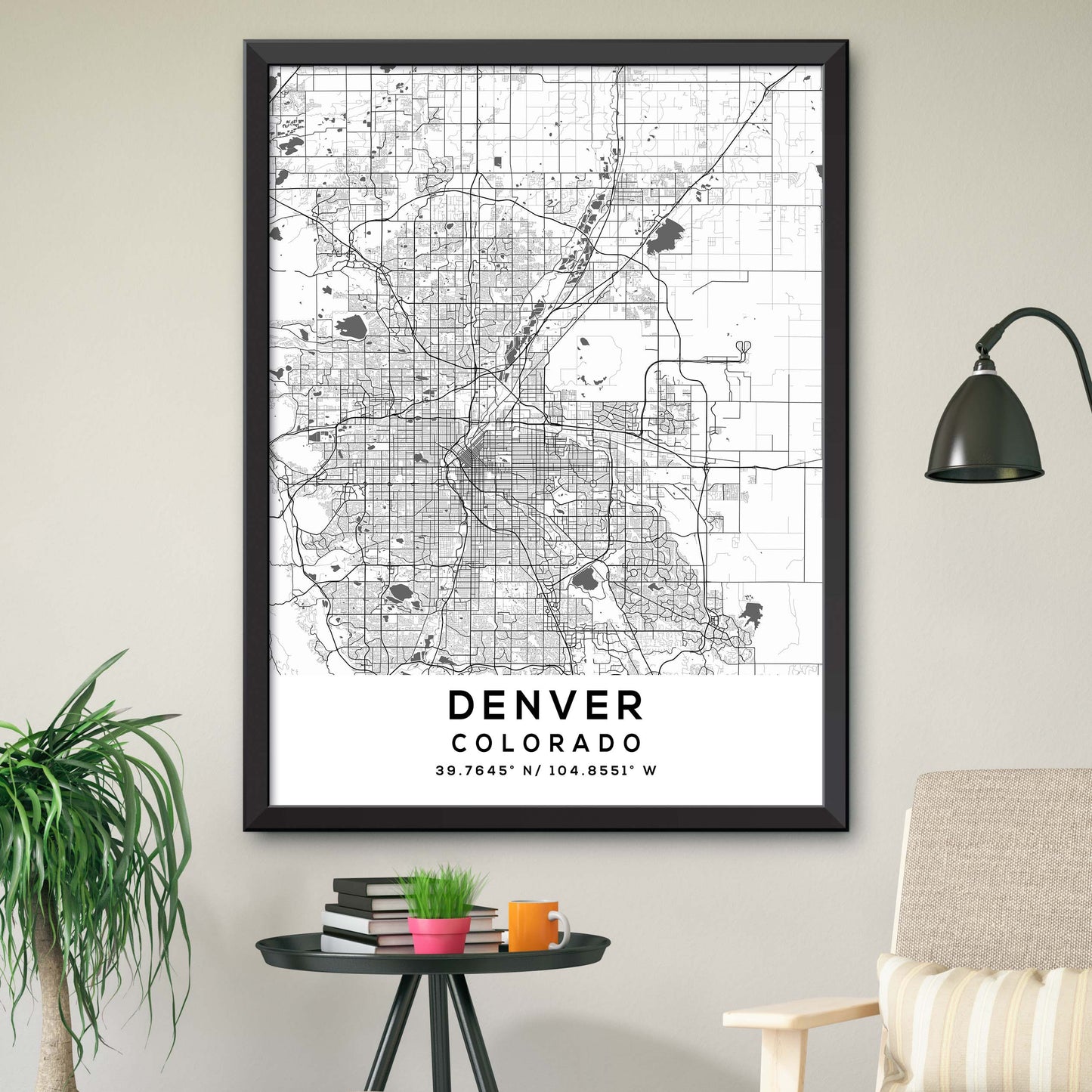 Denver, Colorado Map Print