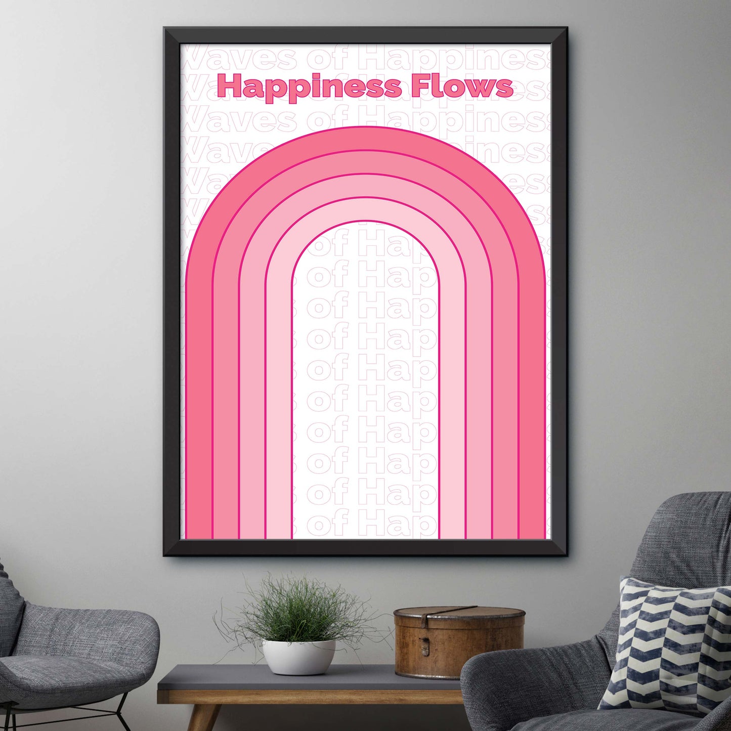 Happiness Flows Print
