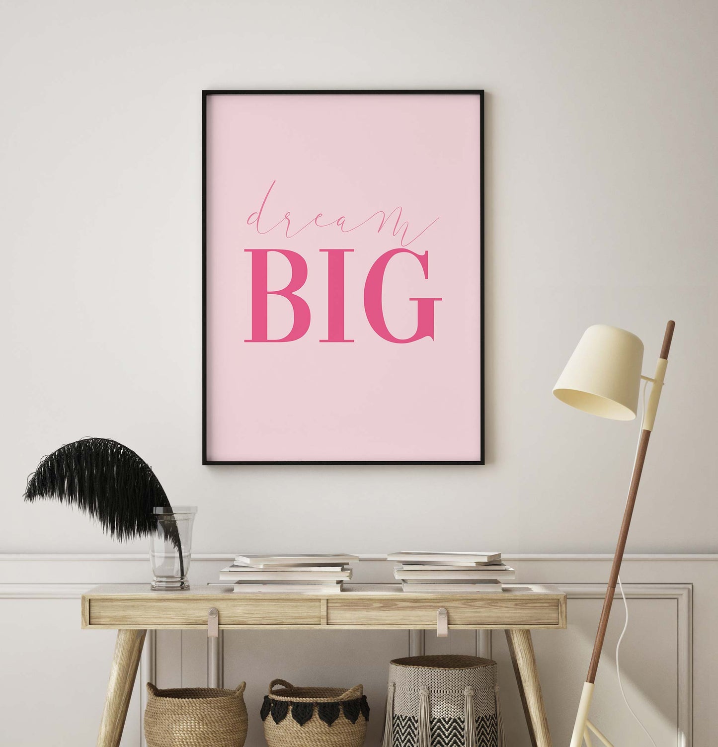 Pink Dream Big Print