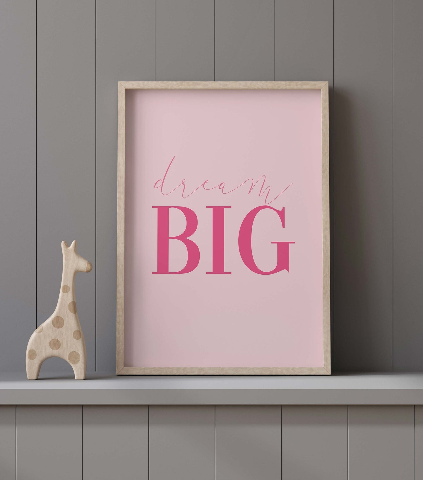 Pink Dream Big Print