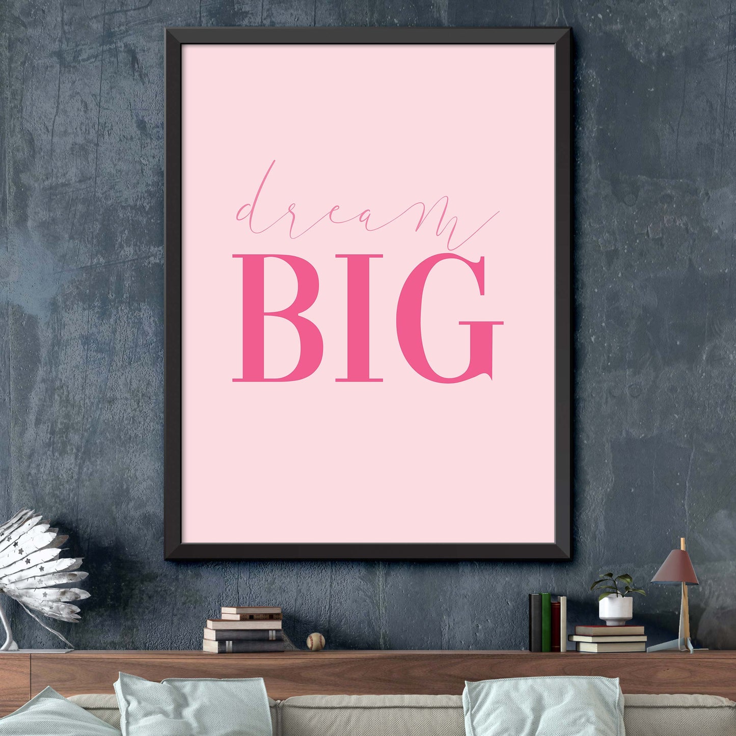 Pink Dream Big Print
