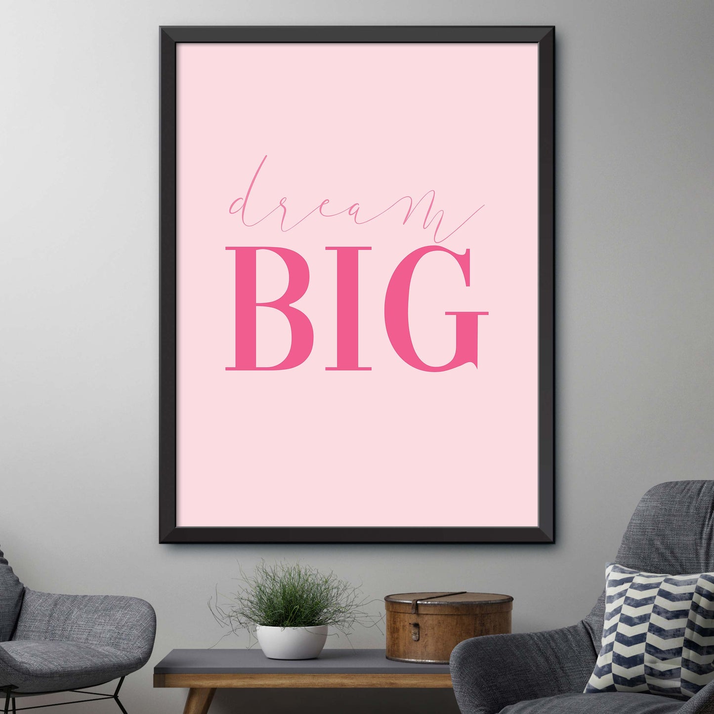 Pink Dream Big Print