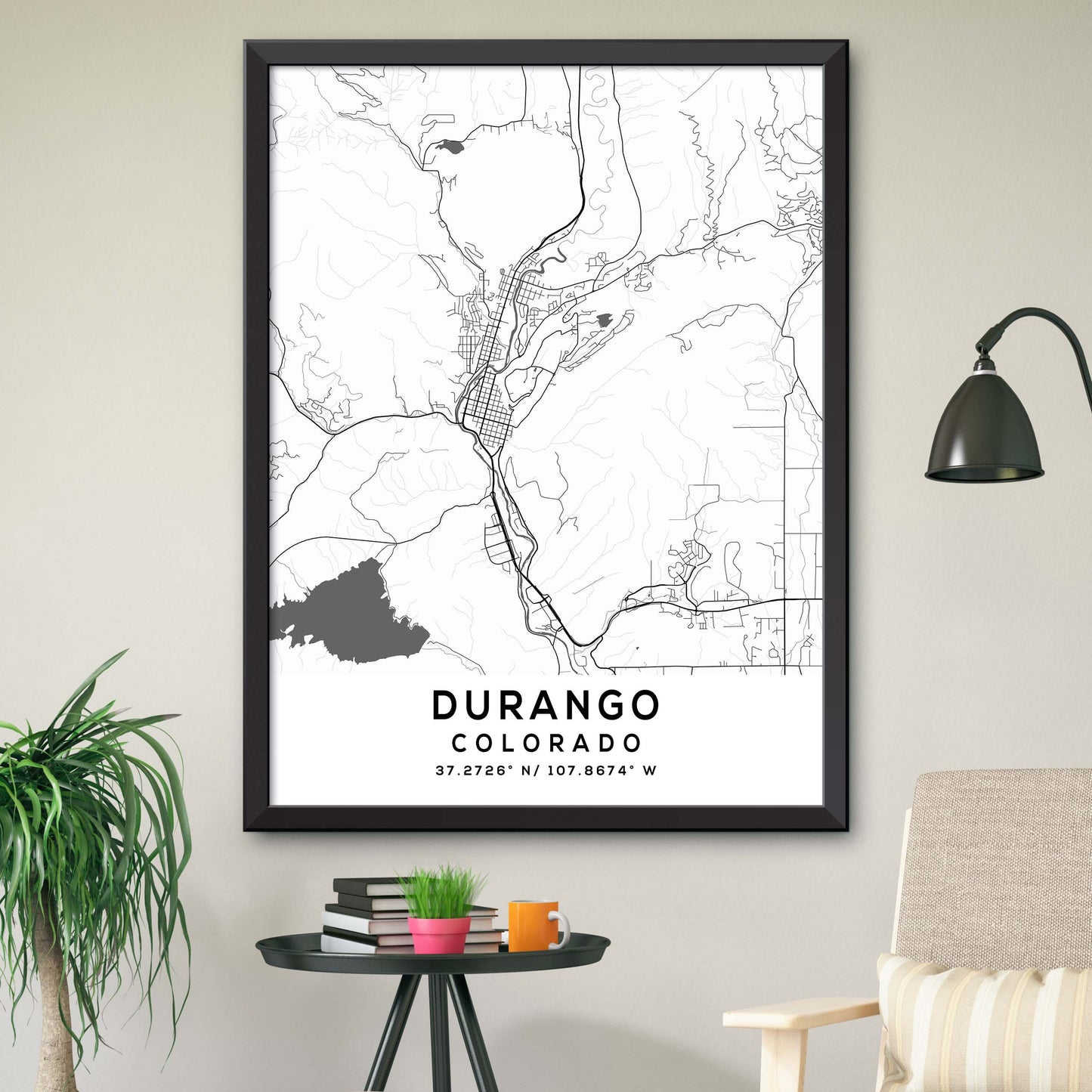 Durango, Colorado Map Print