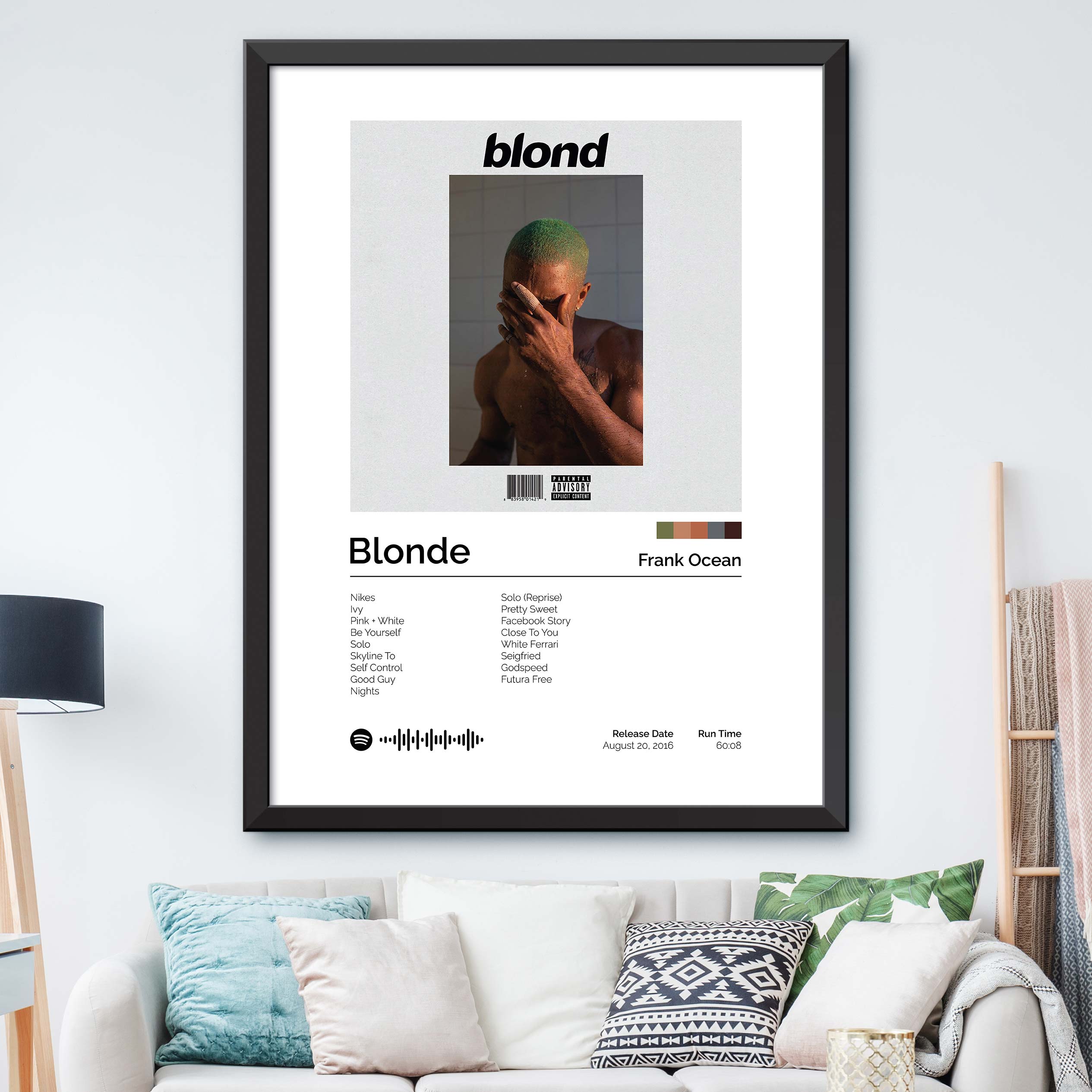 Frank Ocean Blonde S1 Album Cover Print Dormfuly frank-ocean-blonde-s1-album-cover-print-dormfuly