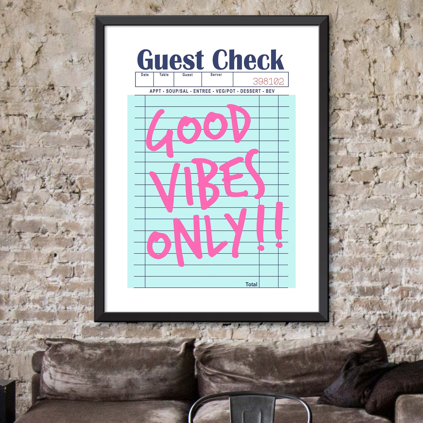 Good Vibes Only Print