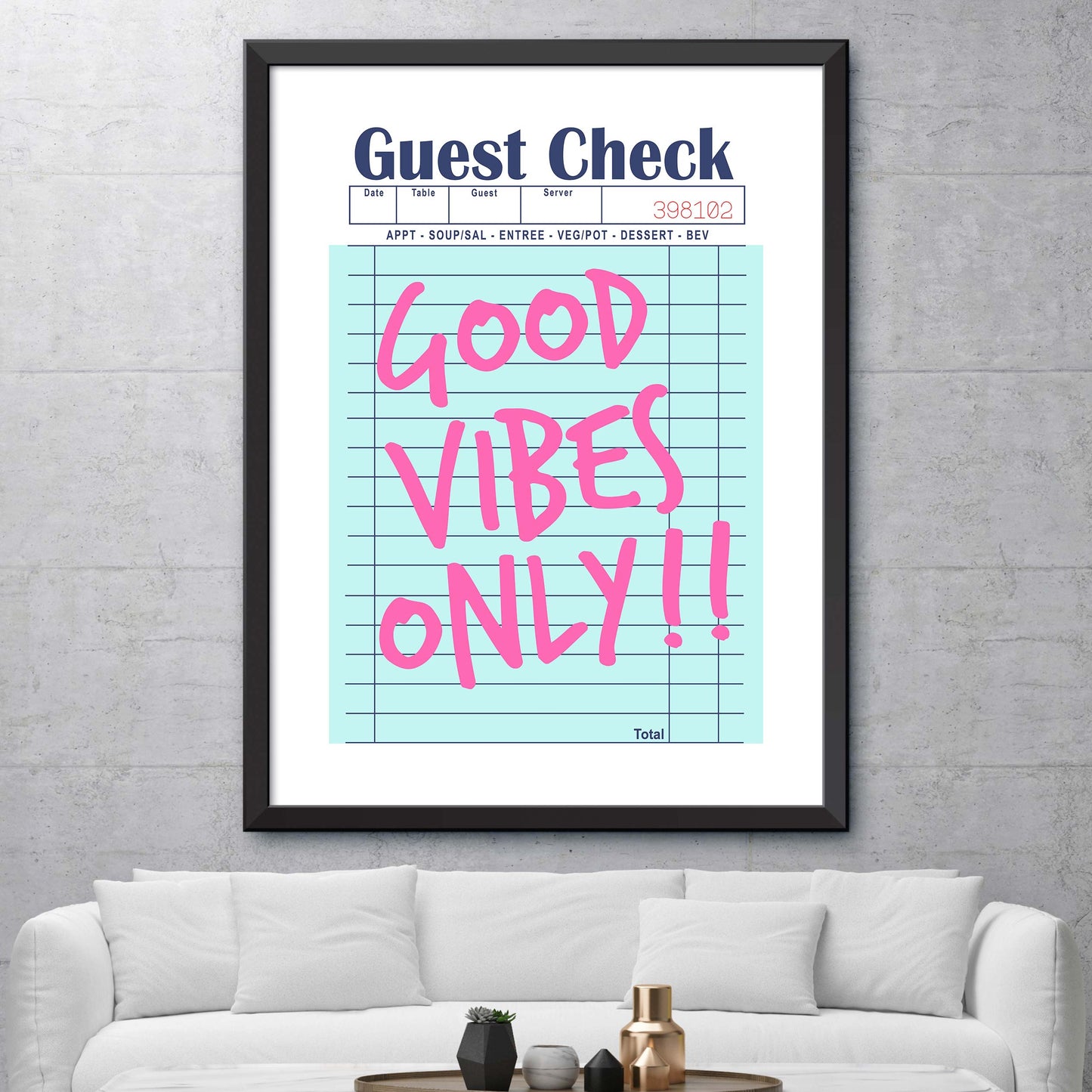 Good Vibes Only Print