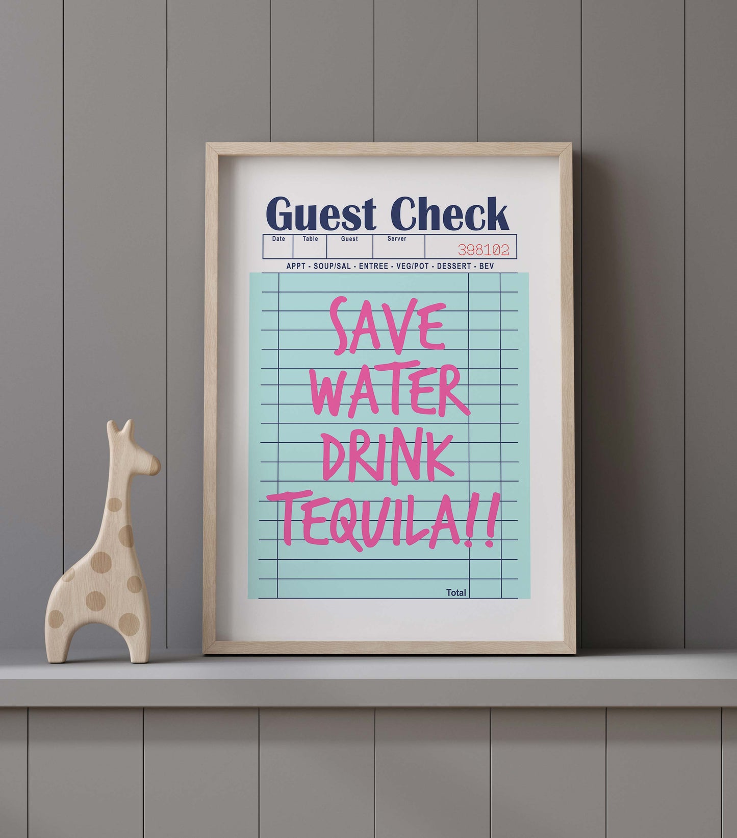 Save Water Drink Tequila! Print