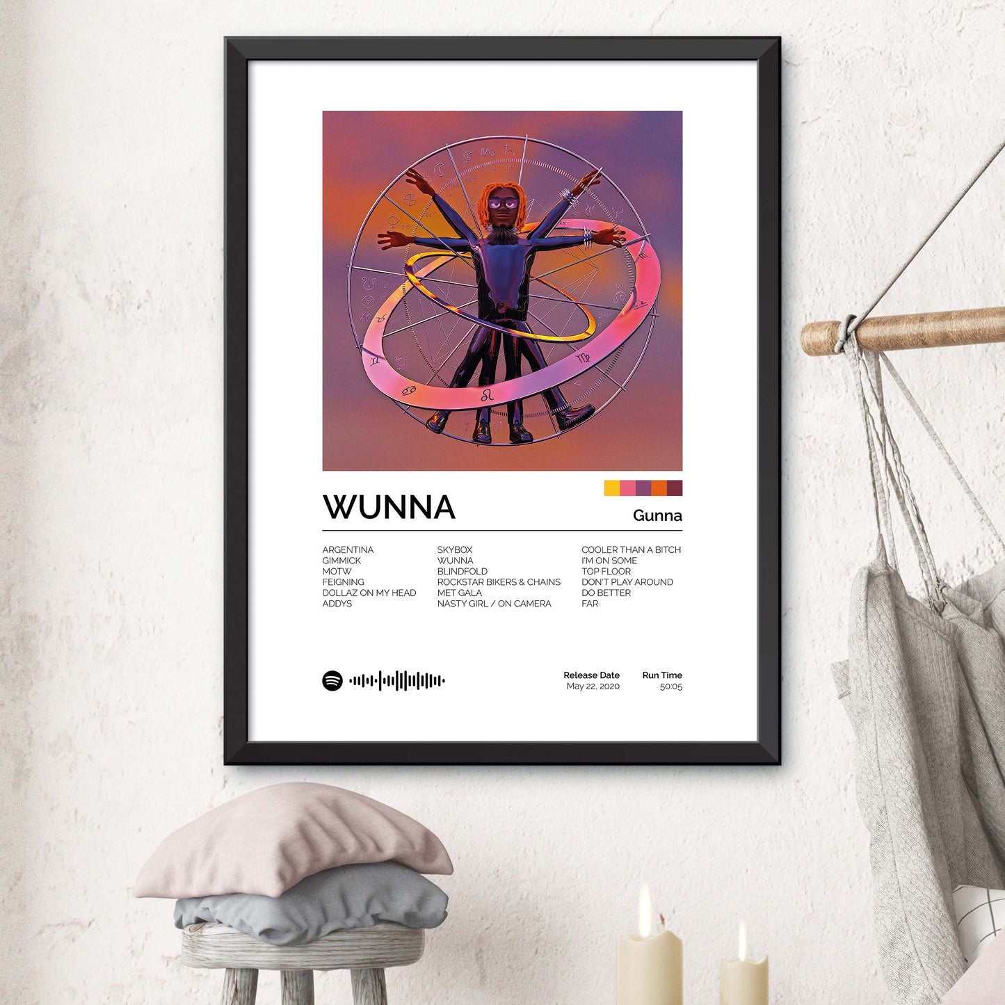 Gunna - Wunna Album Cover Print