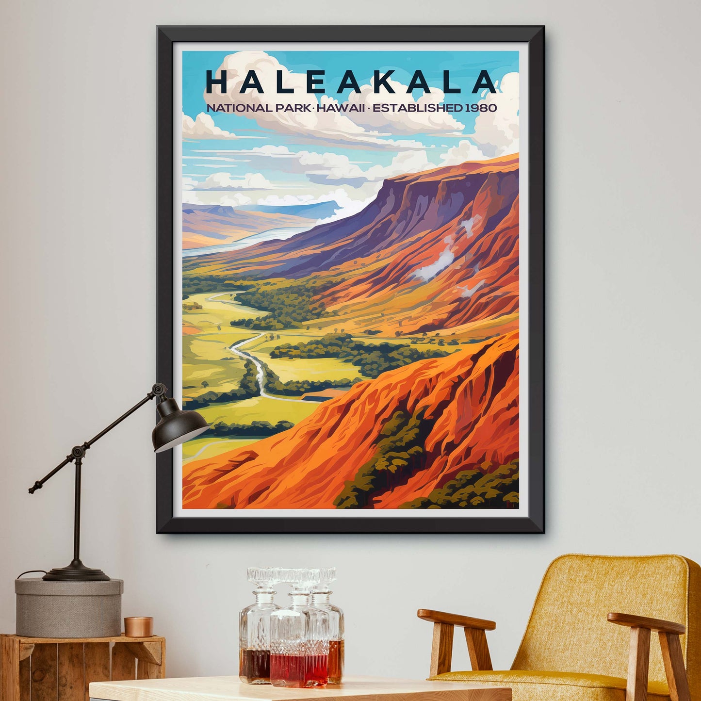 Haleakala Travel Print