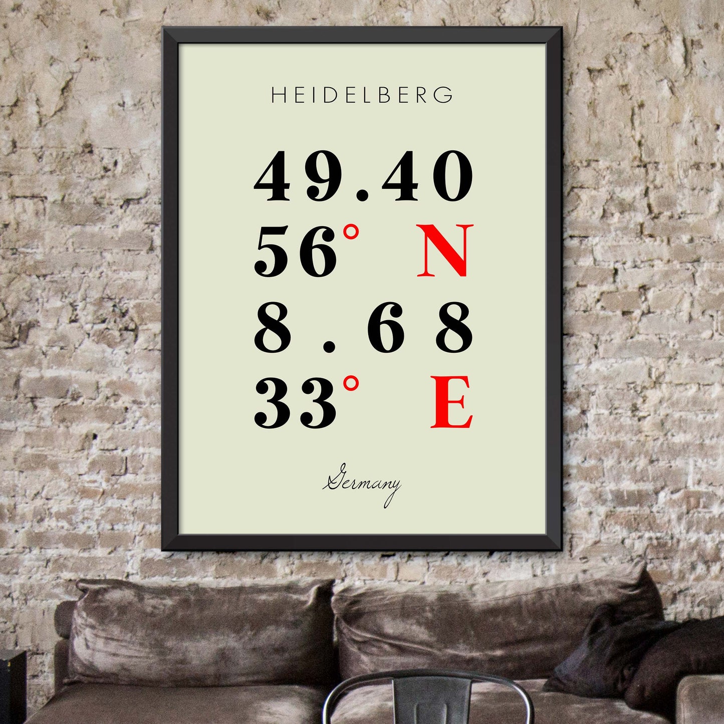 Heidelberg Coordinate Map