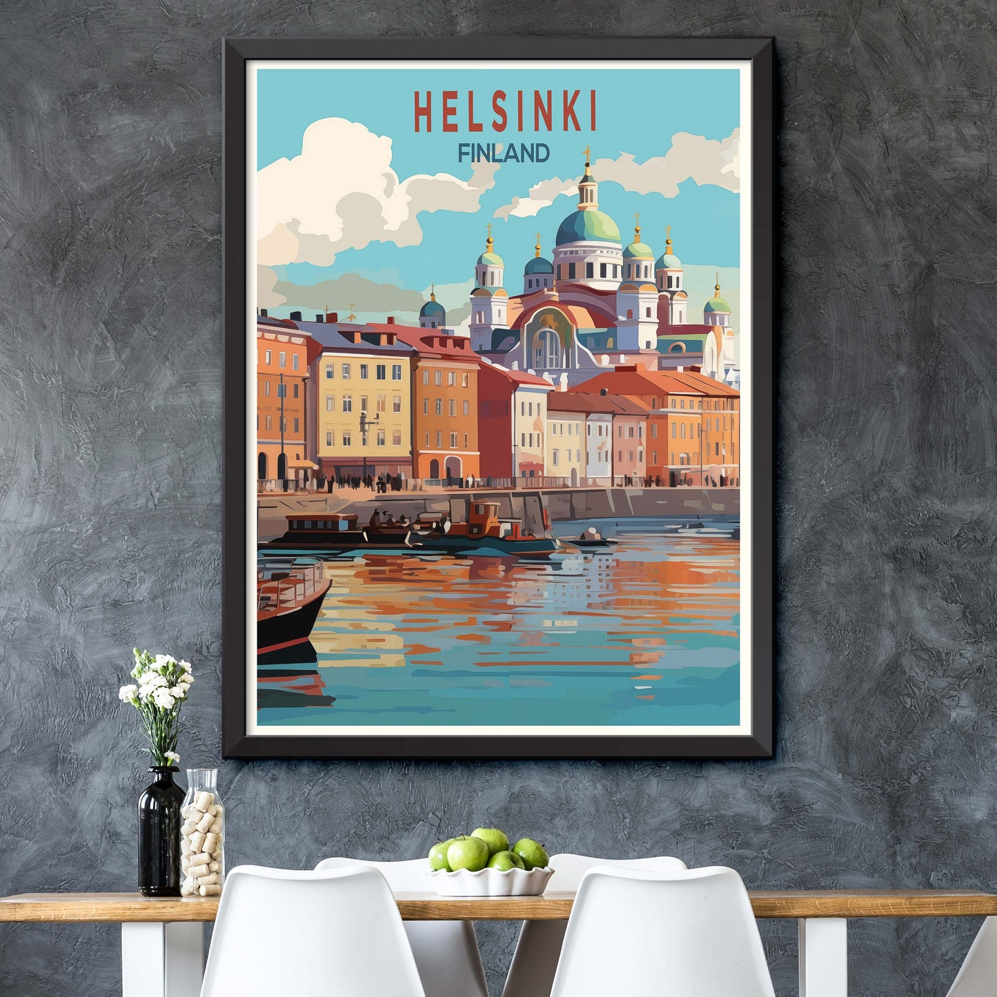 Helsinki Travel Print