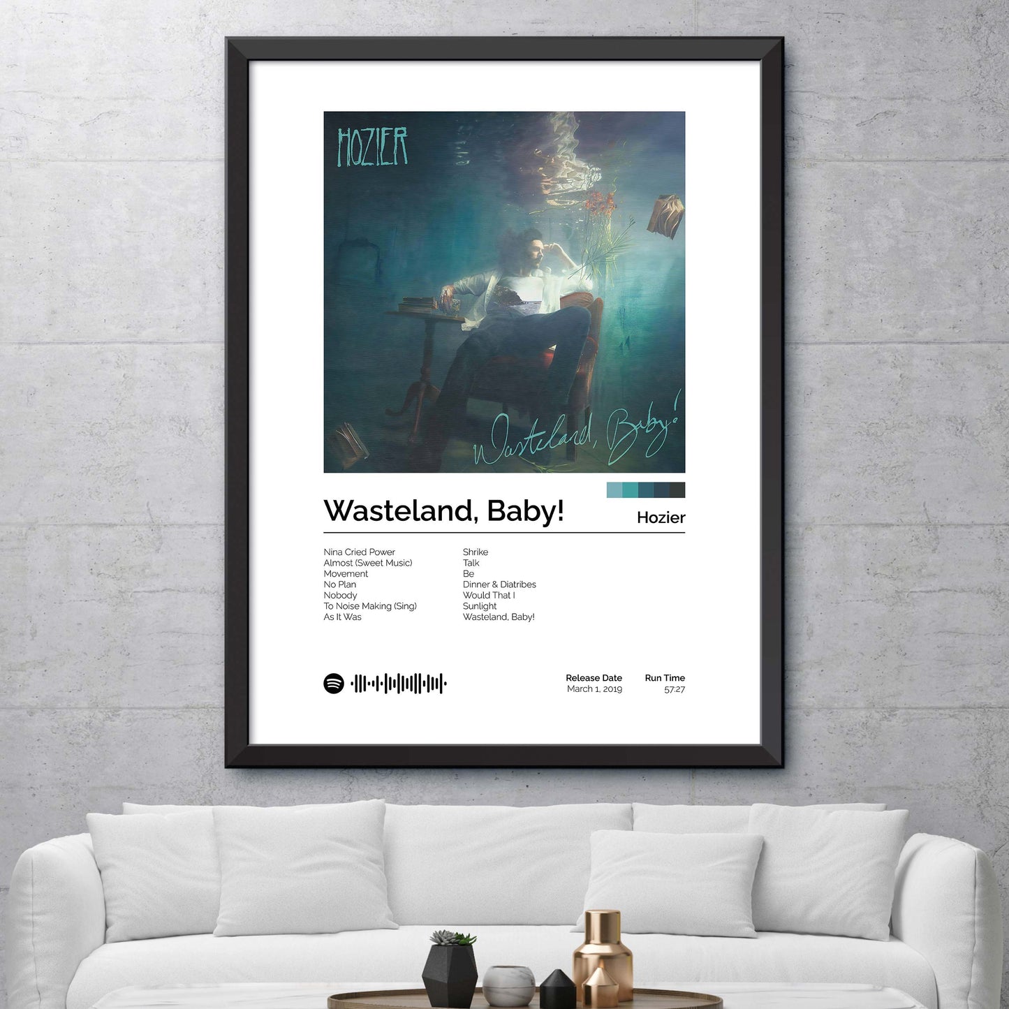 Hozier - Wasteland, Baby! Album Cover Print