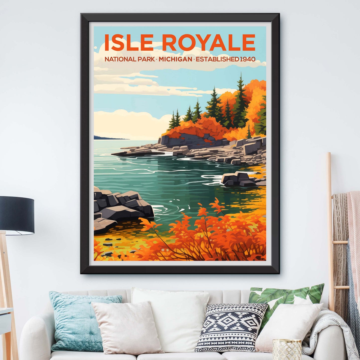 Isle Royale National Park Travel Print