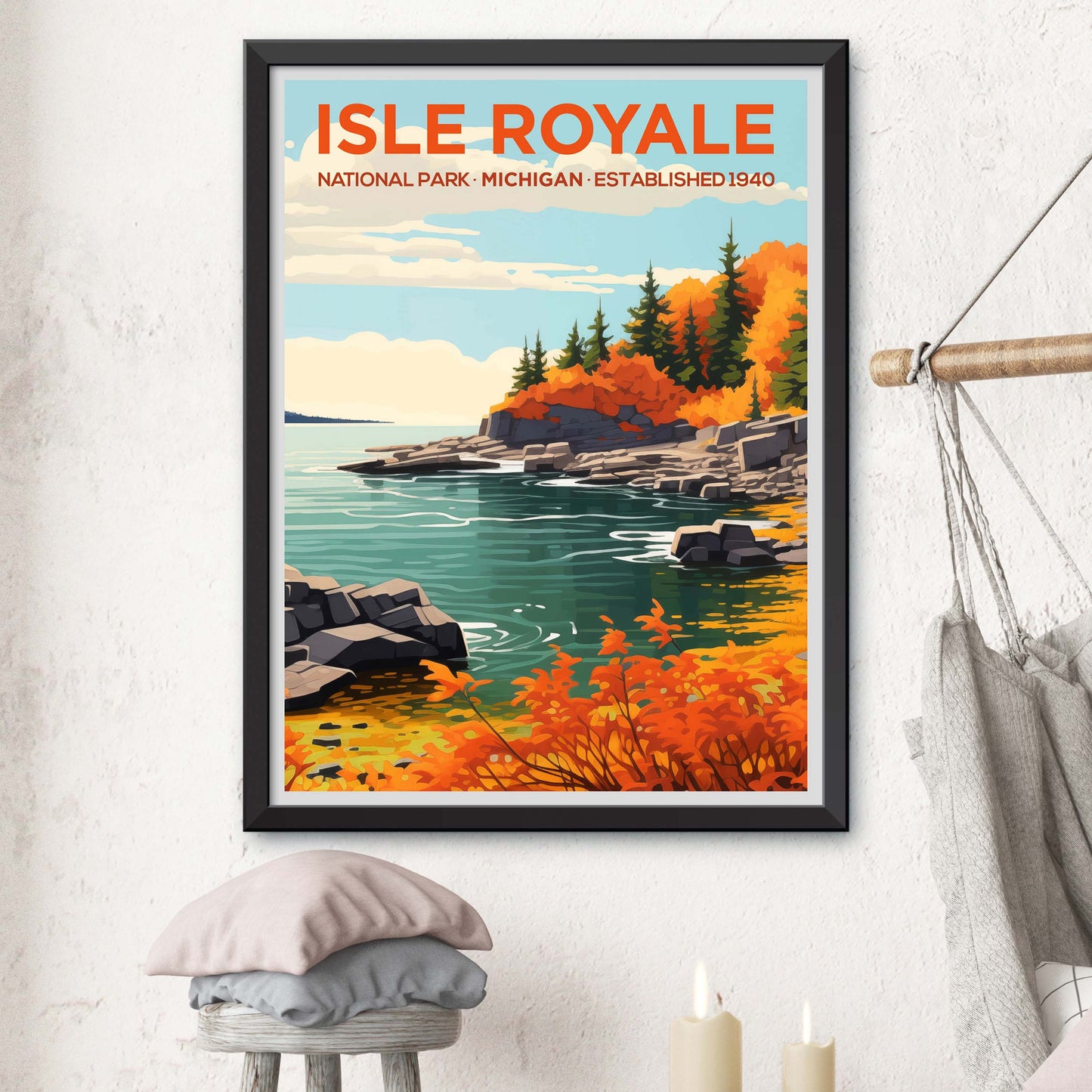 Isle Royale National Park Travel Print