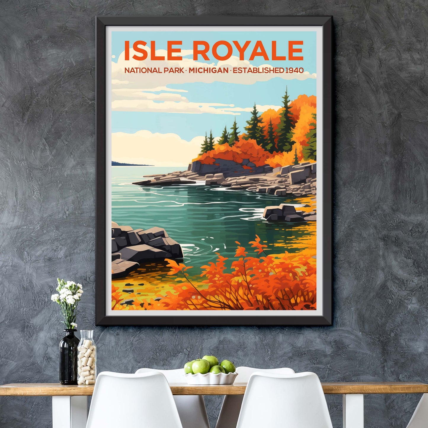 Isle Royale National Park Travel Print