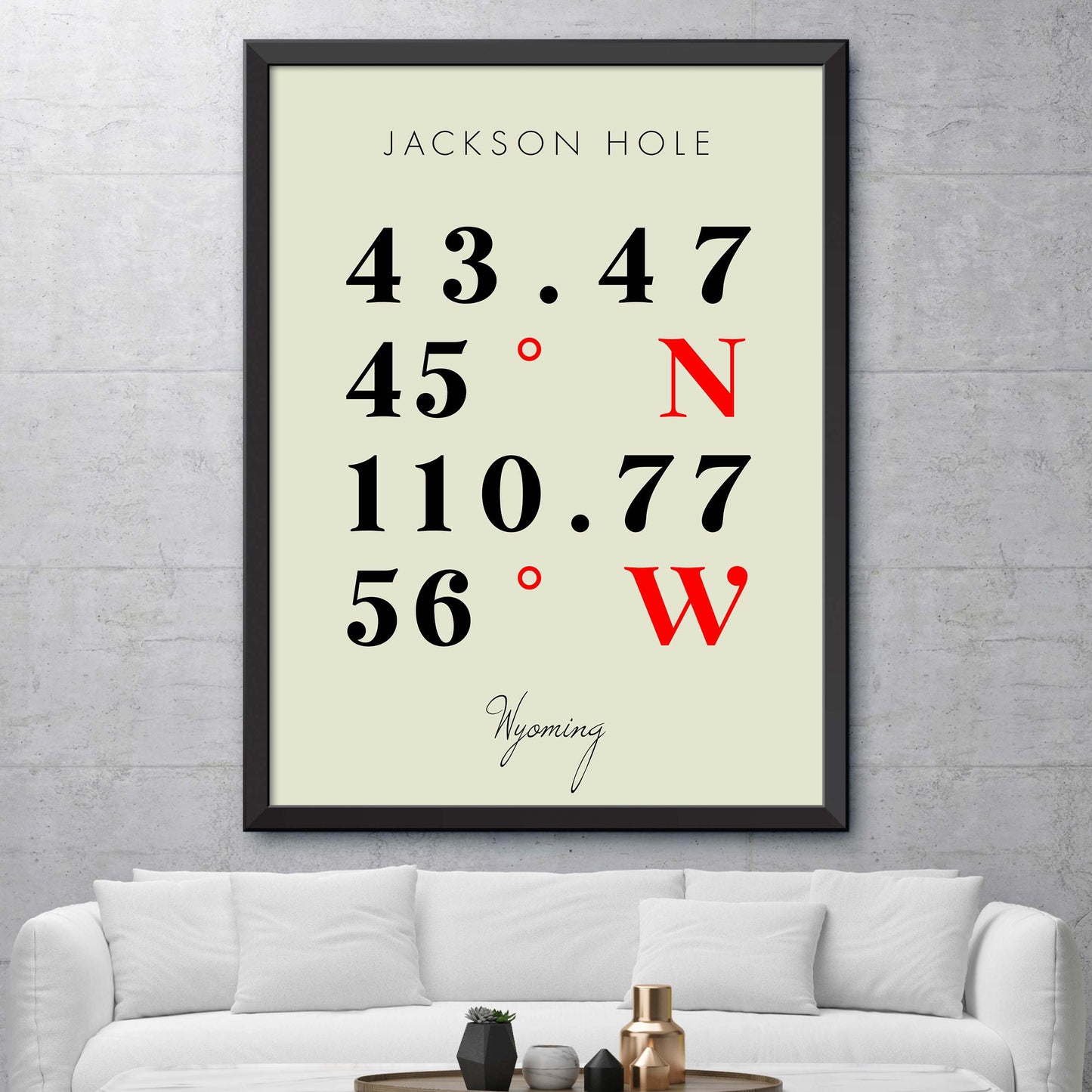 Jackson-Hole Coordinate Map