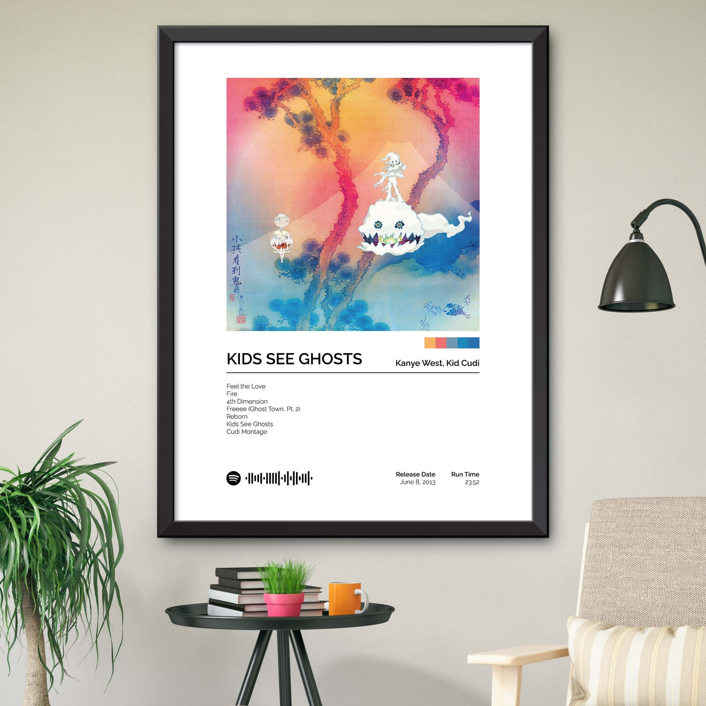 Kids See Ghosts - Kids See Ghosts Album Cover Print