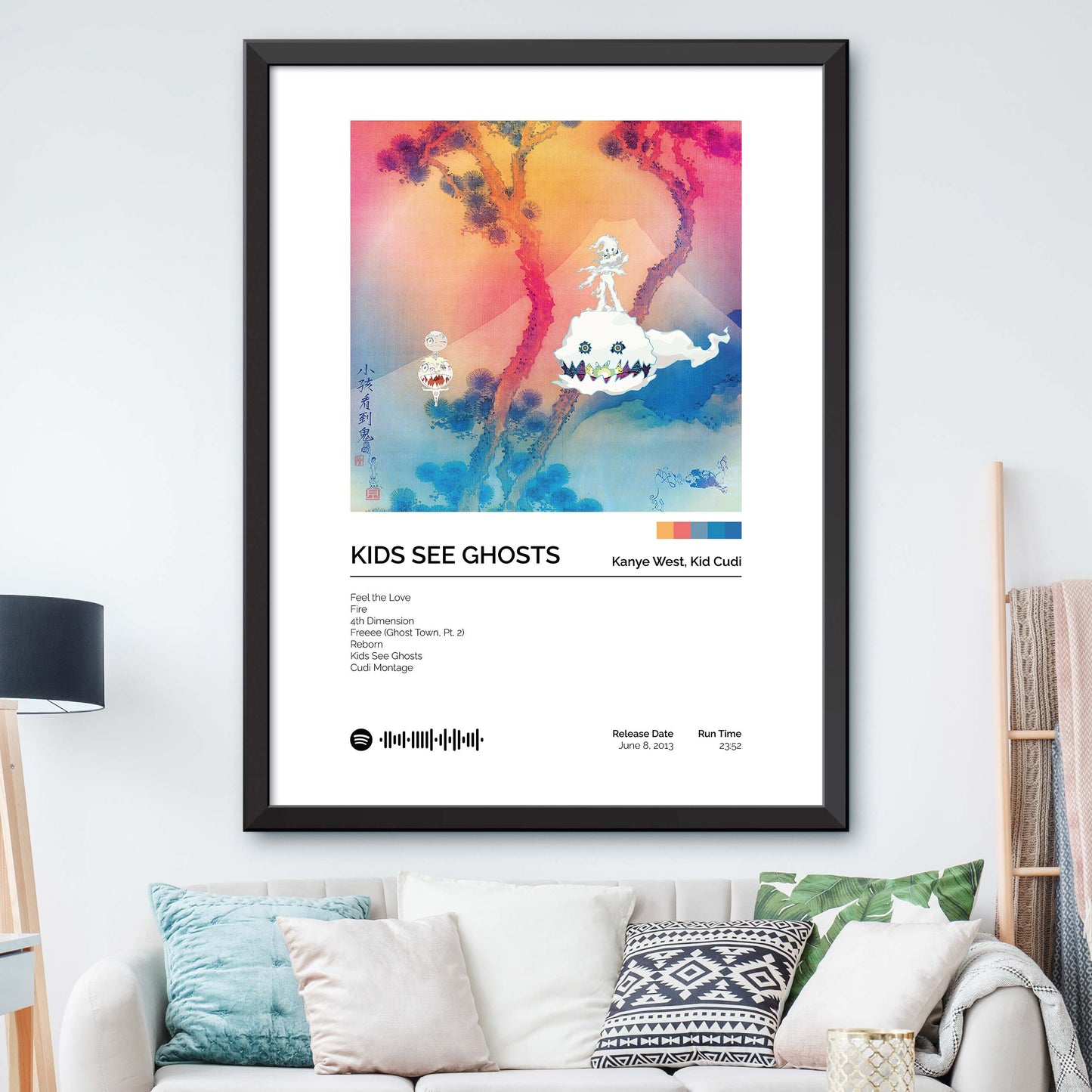 Kids See Ghosts - Kids See Ghosts Album Cover Print