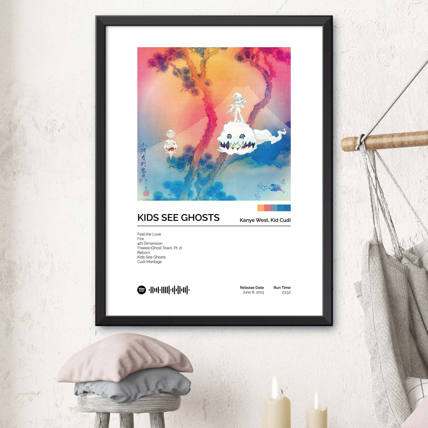 Kids See Ghosts - Kids See Ghosts Album Cover Print