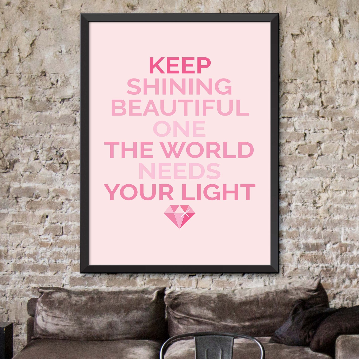 Keep Shining Beautiful Poster