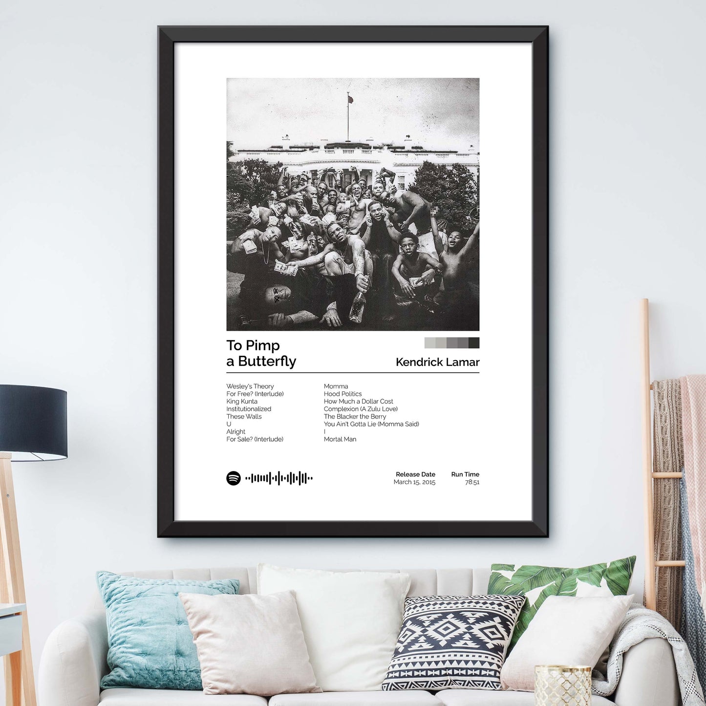 Kendrick Lamar - To Pimp a Butterfly Album Cover Print