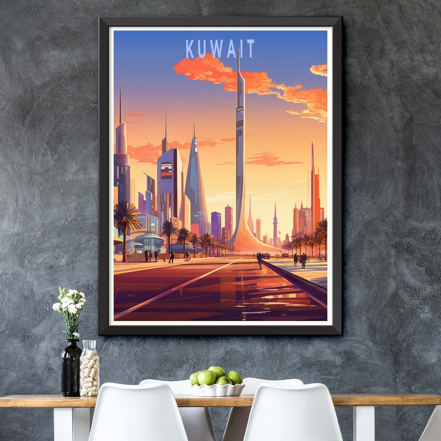 Kuwait City Print