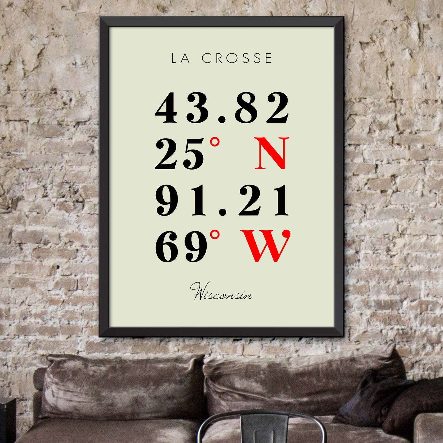 La-Crosse Coordinate Map