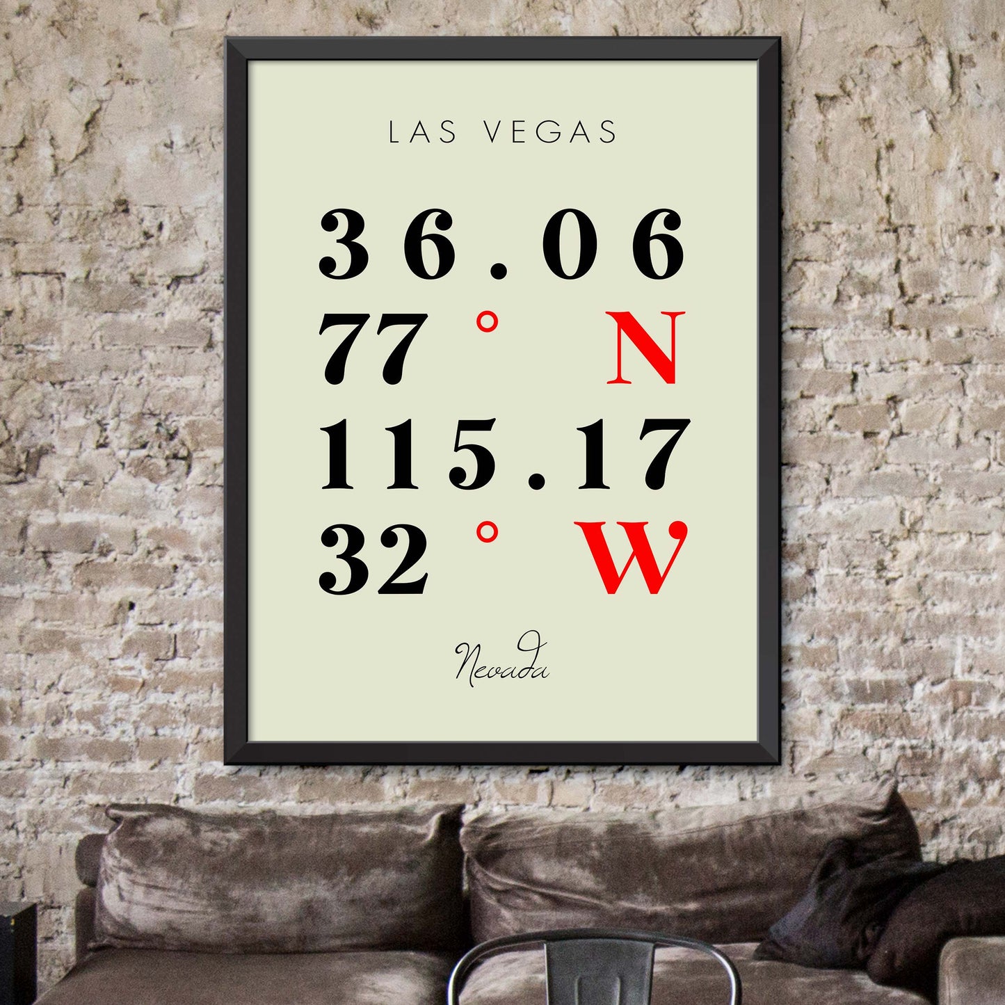 Las-Vegas Coordinate Map