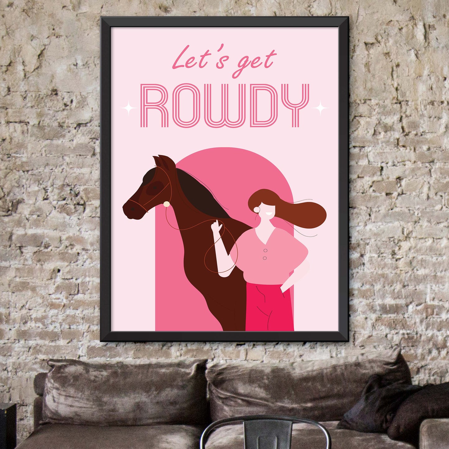 Let's Get Rowdy Poster
