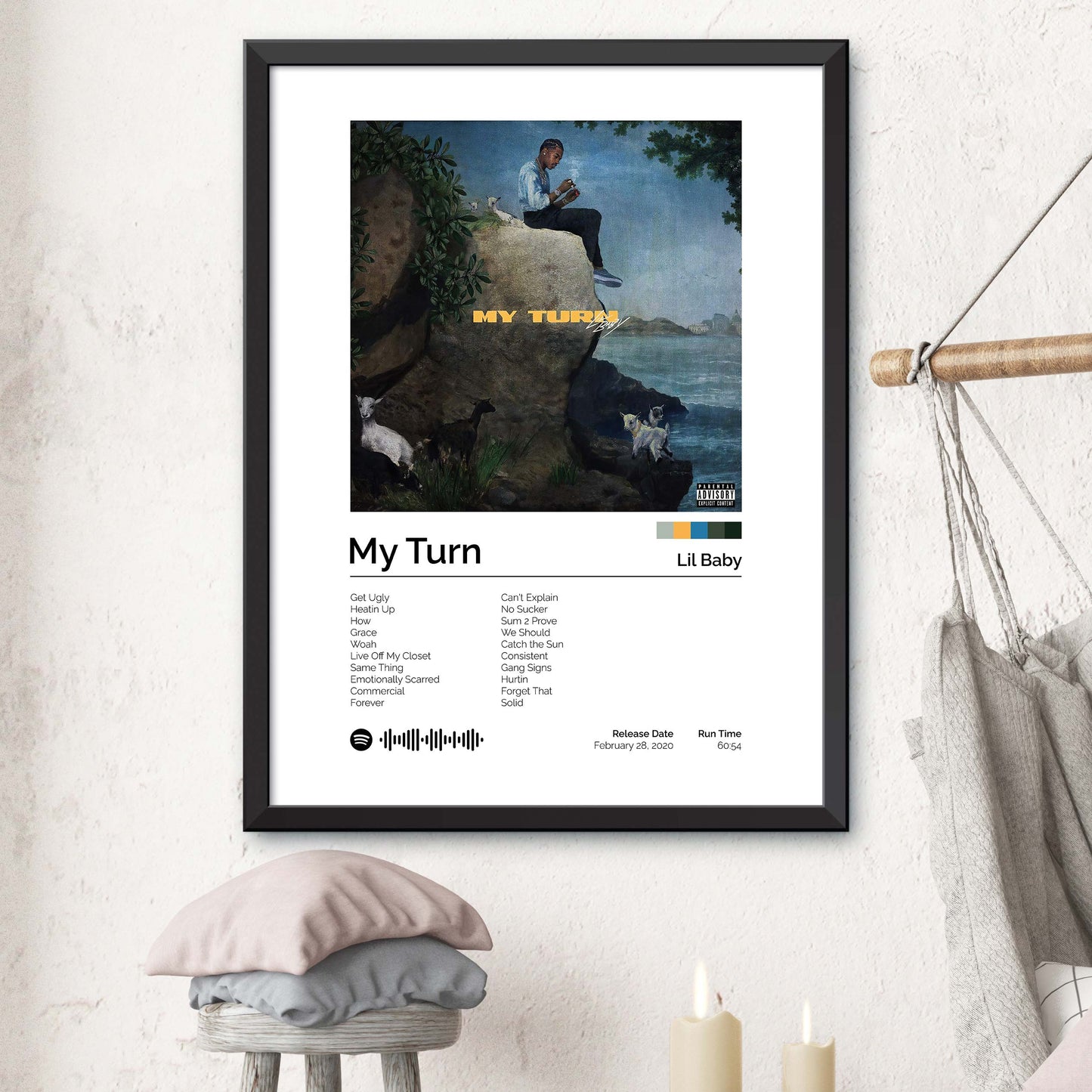 Lil Baby - My Turn S1 Album Cover Print
