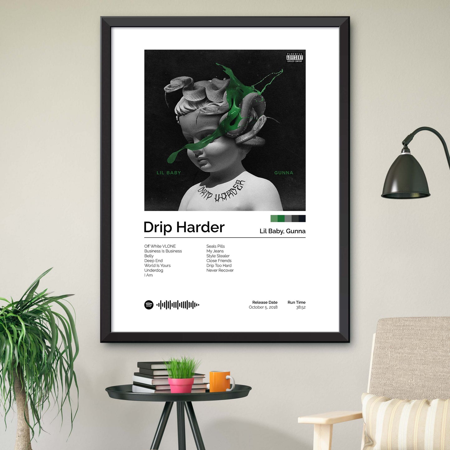 Lil Baby, Gunna - Drip Harder Album Cover Print