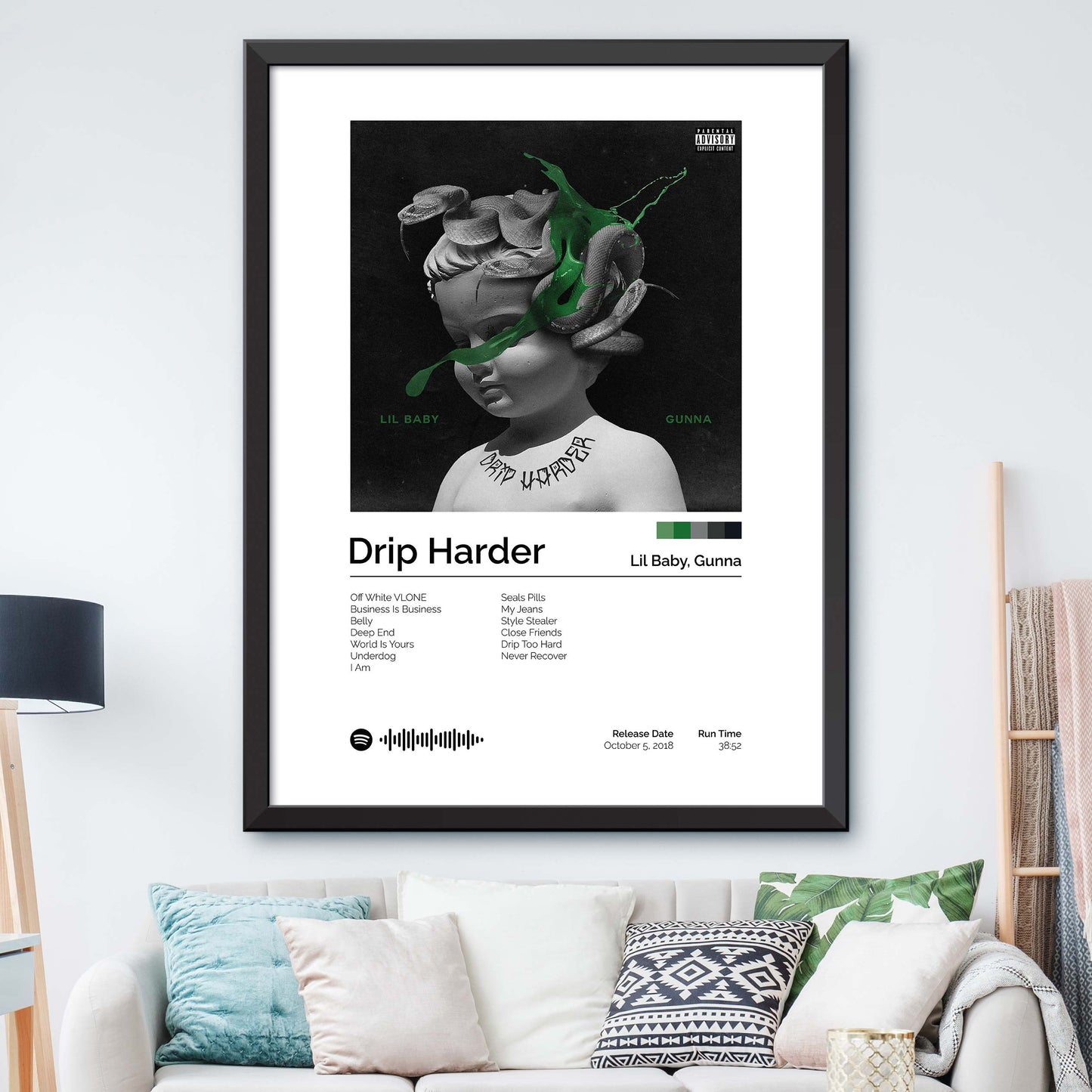 Lil Baby, Gunna - Drip Harder Album Cover Print