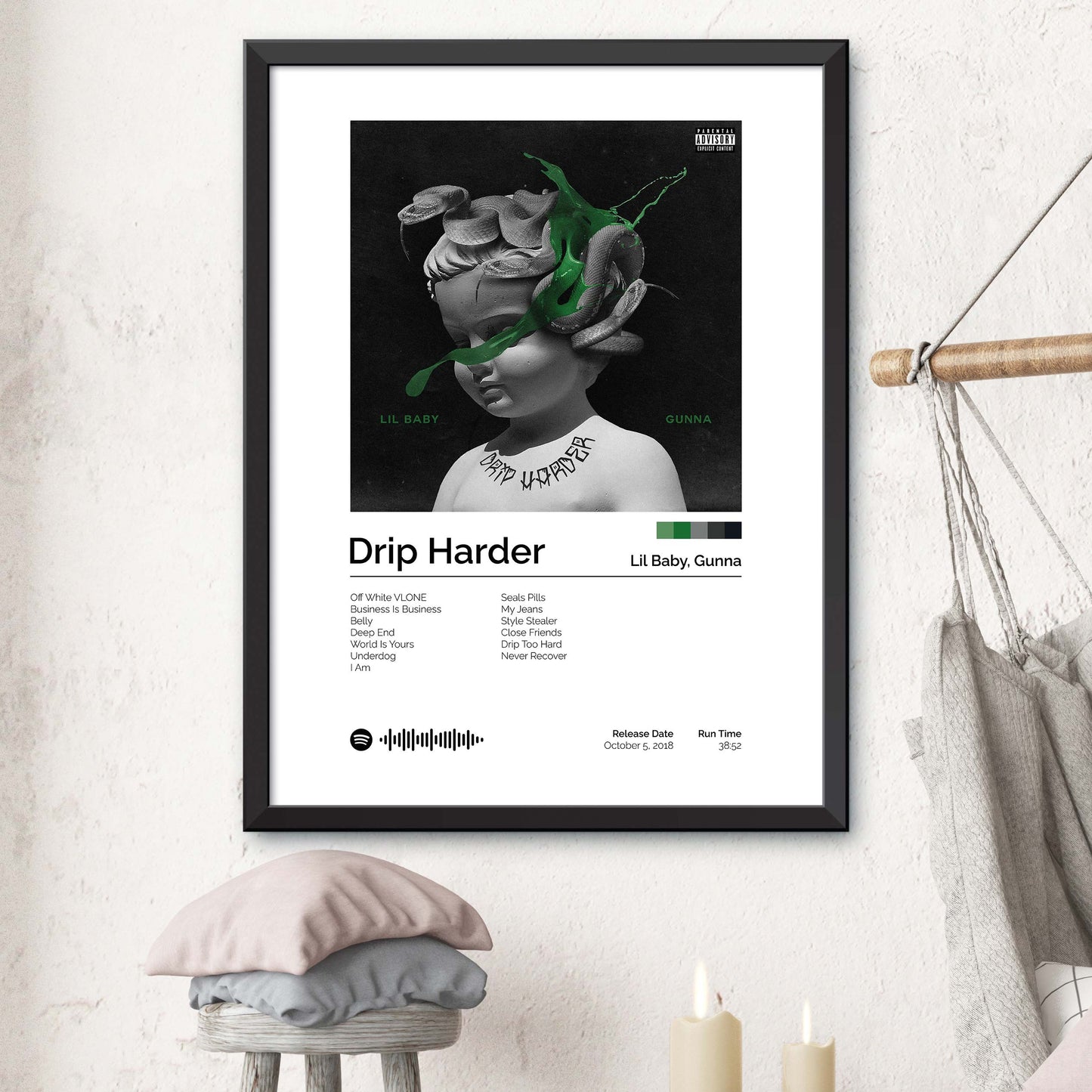 Lil Baby, Gunna - Drip Harder Album Cover Print