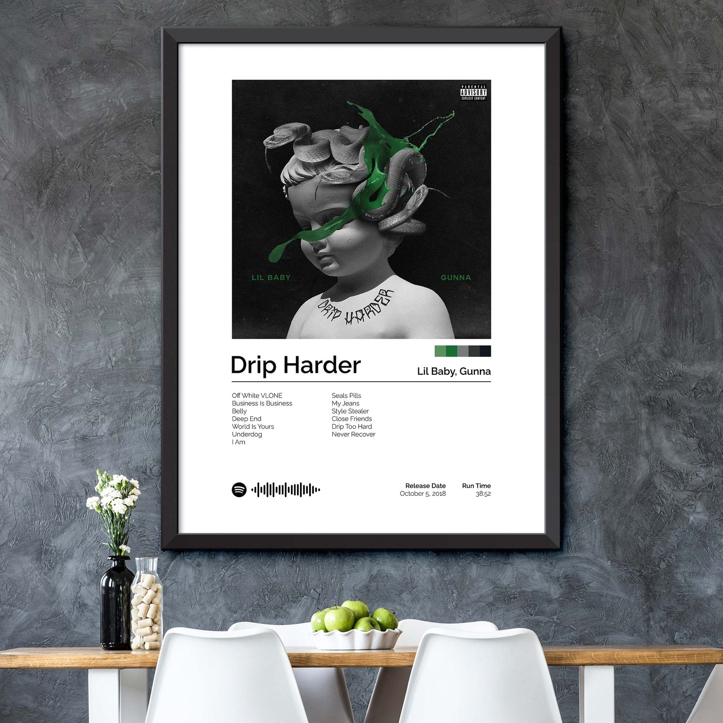 Lil Baby, Gunna - Drip Harder Album Cover Print
