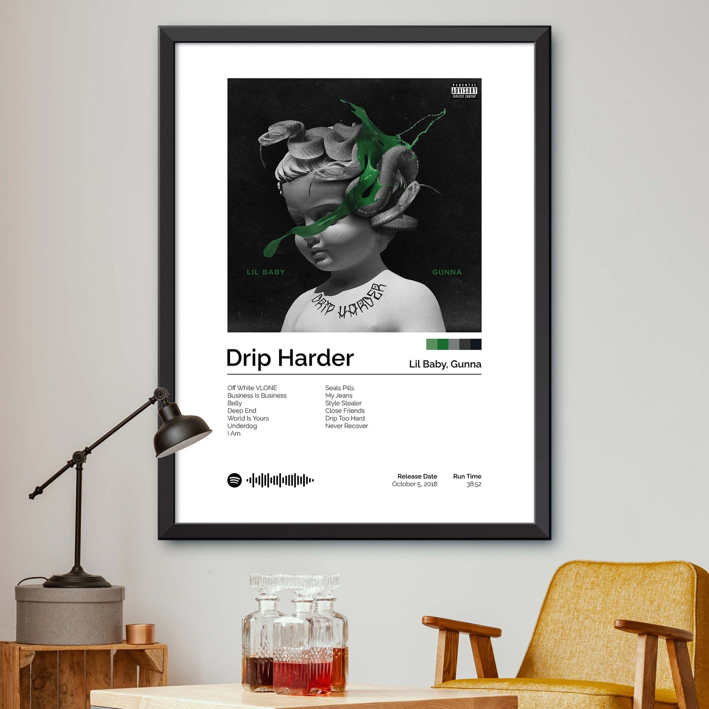 Lil Baby, Gunna - Drip Harder Album Cover Print