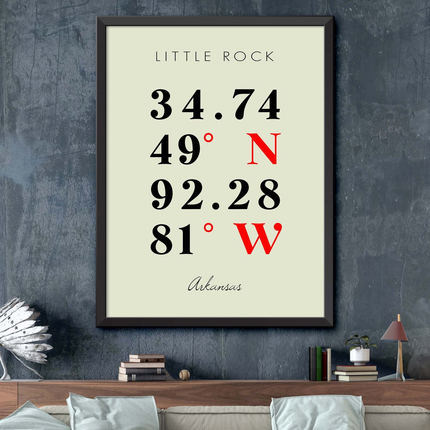 Little-Rock Coordinate Map